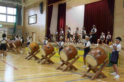伝承クラブによる都南太鼓